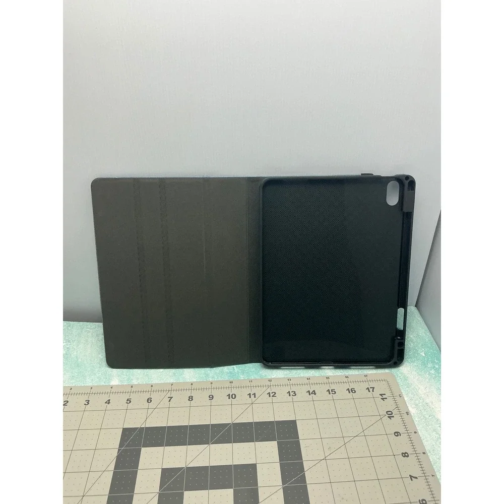 Holimet iPad Air 4th 5th Gen 11 Case Denim Blue Leather Folio Pencil Holder